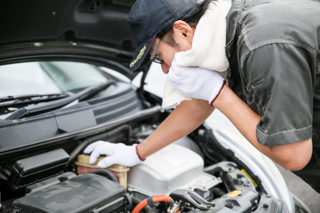 整備工場における温度管理
